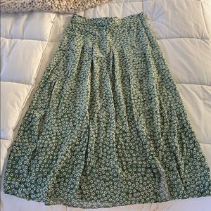 Floral maxi skirt